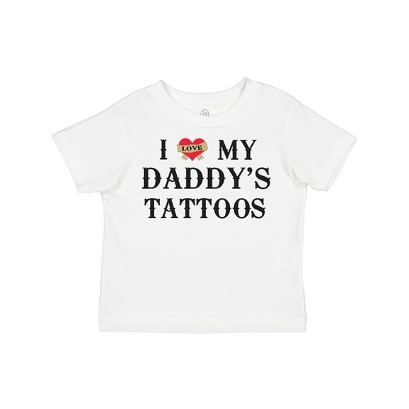 Inktastic I Love My Daddy's Tattoos Boys or Girls Toddler T-Shirt