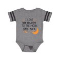thumbnail image 1 of Inktastic I Love My Daddy to the Moon and Back Boys or Girls Baby Bodysuit, 1 of 4