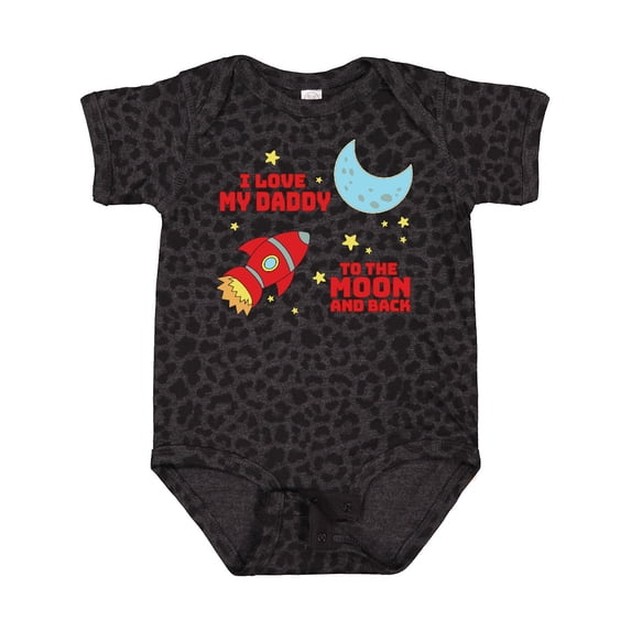 Inktastic I Love My Daddy to the Moon and Back Boys or Girls Baby Bodysuit