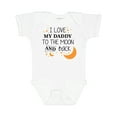 thumbnail image 1 of Inktastic I Love My Daddy to the Moon and Back Boys or Girls Baby Bodysuit, 1 of 5