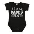 thumbnail image 1 of Inktastic I Love My Daddy with Hearts Boys or Girls Baby Bodysuit, 1 of 5
