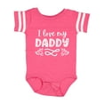 thumbnail image 1 of Inktastic I Love My Daddy with Hearts Boys or Girls Baby Bodysuit, 1 of 5