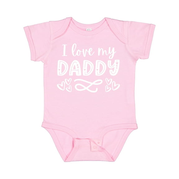 Inktastic I Love My Daddy with Hearts Boys or Girls Baby Bodysuit