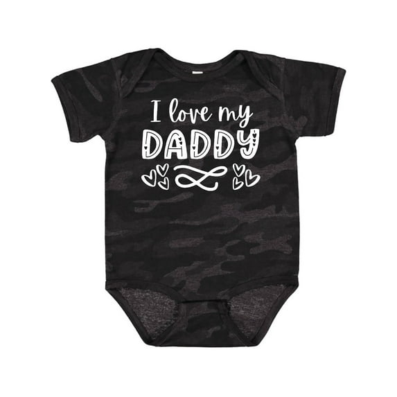 Inktastic I Love My Daddy with Hearts Boys or Girls Baby Bodysuit
