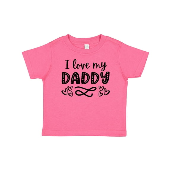 Inktastic I Love My Daddy with Hearts Boys or Girls Baby T-Shirt
