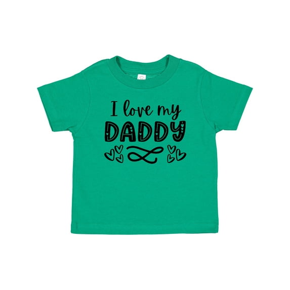 Inktastic I Love My Daddy with Hearts Boys or Girls Baby T-Shirt