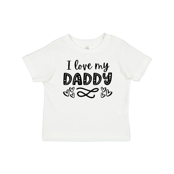 Inktastic I Love My Daddy with Hearts Boys or Girls Baby T-Shirt