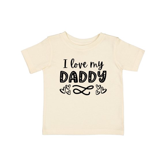 Inktastic I Love My Daddy with Hearts Boys or Girls Baby T-Shirt