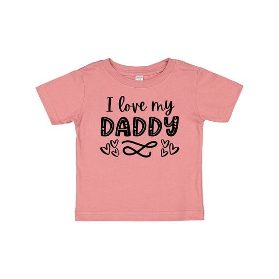 Inktastic I Love My Daddy with Hearts Boys or Girls Baby T-Shirt