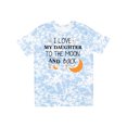 thumbnail image 1 of Inktastic I Love My Daughter to the Moon and Back T-Shirt, 1 of 5