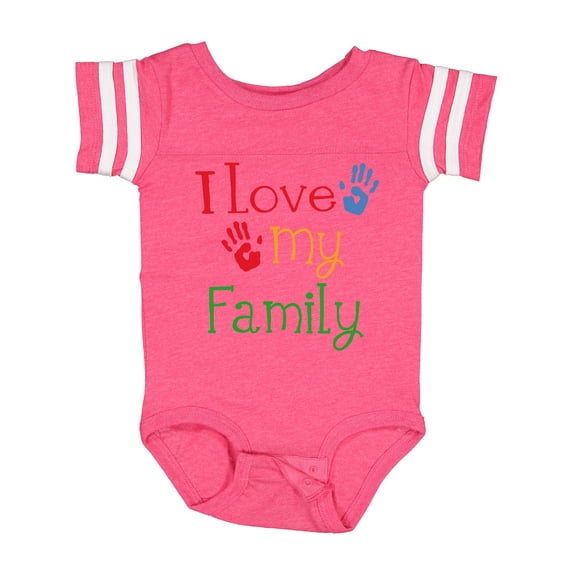 Inktastic I Love My Family Boys or Girls Baby Bodysuit