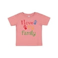 thumbnail image 1 of Inktastic I Love My Family Boys or Girls Baby T-Shirt, 1 of 5