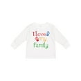 thumbnail image 1 of Inktastic I Love My Family Boys or Girls Long Sleeve Toddler T-Shirt, 1 of 5