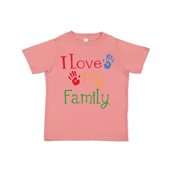 Inktastic I Love My Family Boys or Girls Toddler T-Shirt
