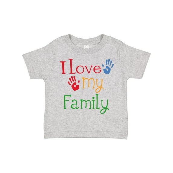 Inktastic I Love My Family Boys or Girls Toddler T-Shirt