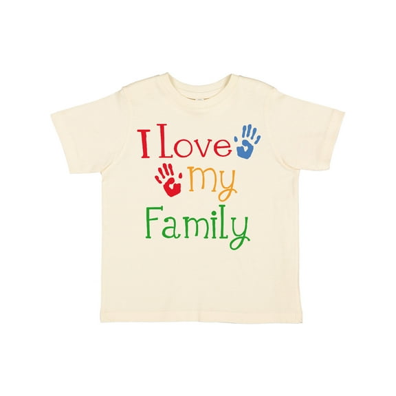Inktastic I Love My Family Boys or Girls Toddler T-Shirt