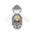 thumbnail image 1 of Inktastic I Love My Family Kids Family Tree Boys or Girls Long Sleeve Baby Bodysuit, 1 of 5