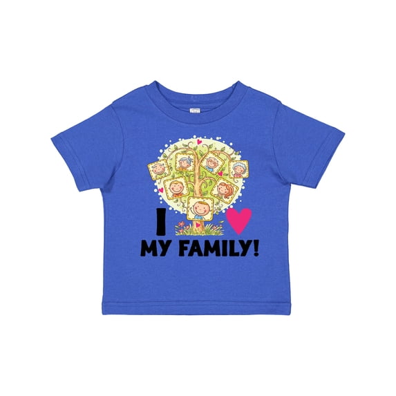 Inktastic I Love My Family Kids Family Tree Boys or Girls Toddler T-Shirt