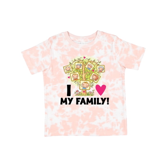 Inktastic I Love My Family Kids Family Tree Boys or Girls Toddler T-Shirt