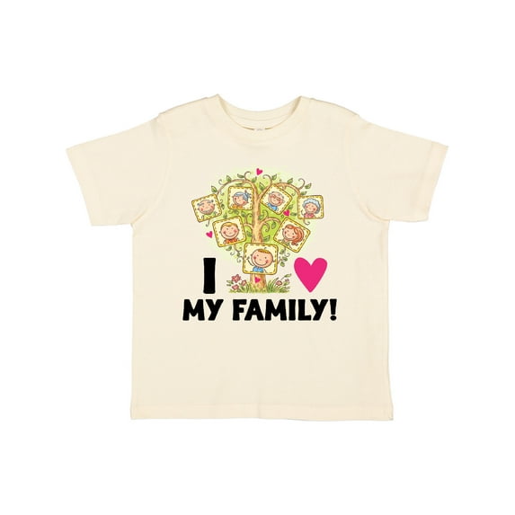 Inktastic I Love My Family Kids Family Tree Boys or Girls Toddler T-Shirt