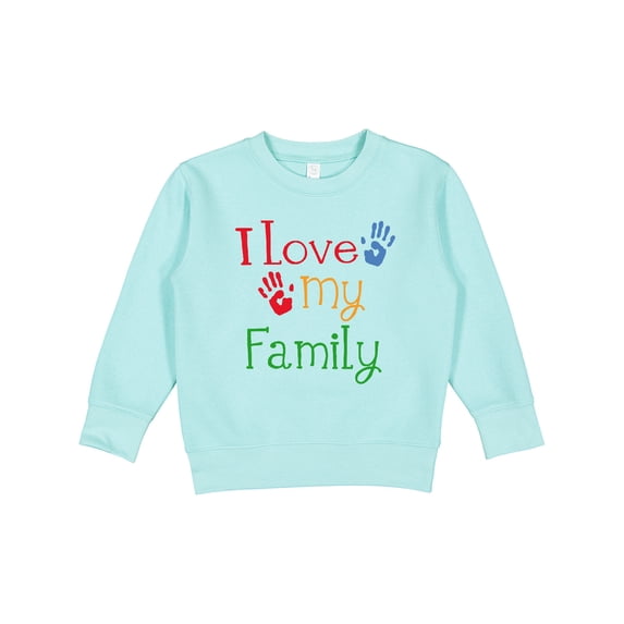 Inktastic I Love My Family Toddler Sweatshirt