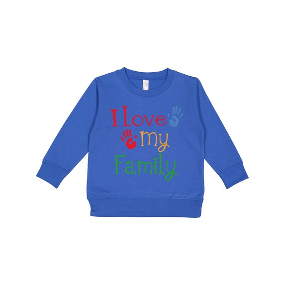Inktastic I Love My Family Toddler Sweatshirt