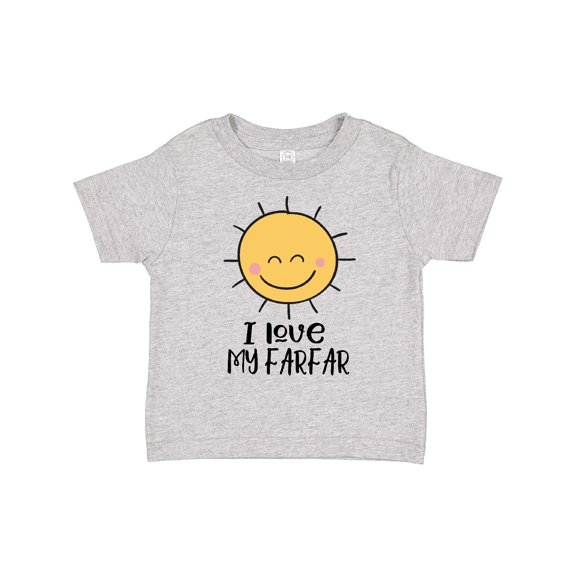 Inktastic I Love My Farfar Happy Sunshine for Grandchildren Boys or Girls Toddler T-Shirt
