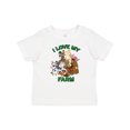 thumbnail image 1 of Inktastic I Love My Farm with Happy Farm Animals Boys or Girls Baby T-Shirt, 1 of 5