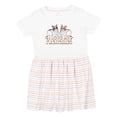 thumbnail image 1 of Inktastic I Love My Frenchies Girls Toddler Dress, 1 of 5
