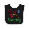 thumbnail image 1 of Inktastic I Love My Gammy Boys or Girls Baby Bib, 1 of 4
