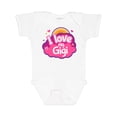 thumbnail image 1 of Inktastic I Love My Gigi Grandma Grandchild Girls Baby Bodysuit, 1 of 5