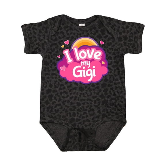 Inktastic I Love My Gigi Grandma Grandchild Girls Baby Bodysuit