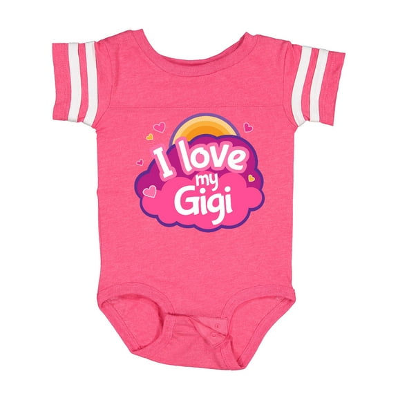 Inktastic I Love My Gigi Grandma Grandchild Girls Baby Bodysuit