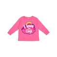 thumbnail image 1 of Inktastic I Love My Gigi Grandma Grandchild Girls Long Sleeve Toddler T-Shirt, 1 of 5