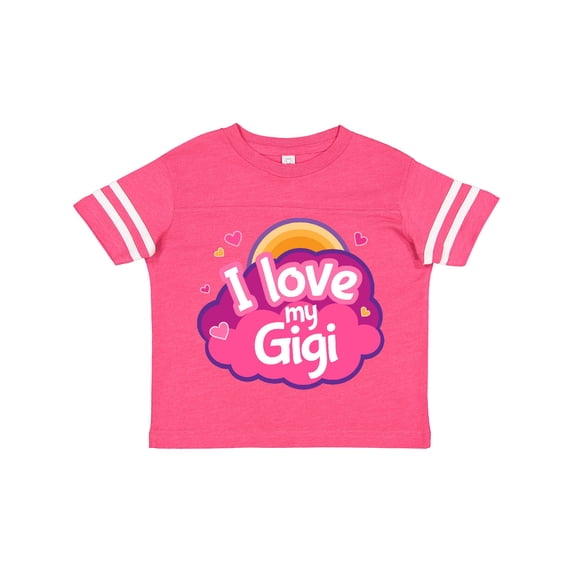 Inktastic I Love My Gigi Grandma Grandchild Girls Toddler T-Shirt