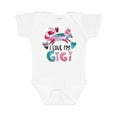 thumbnail image 1 of Inktastic I Love My Gigi Pink and Blue Fox with Hearts Boys or Girls Baby Bodysuit, 1 of 5