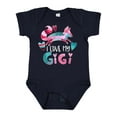 thumbnail image 1 of Inktastic I Love My Gigi Pink and Blue Fox with Hearts Boys or Girls Baby Bodysuit, 1 of 5