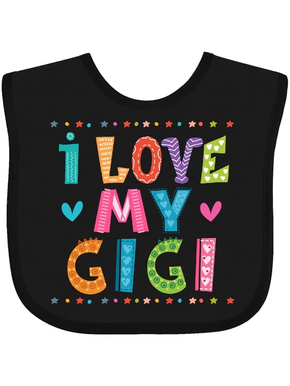 I Love My Gigi for Babies Girls Baby Bib