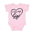 thumbnail image 1 of Inktastic I Love My Gigi in Black Chalk Heart Boys or Girls Baby Bodysuit, 1 of 5