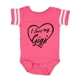 thumbnail image 1 of Inktastic I Love My Gigi in Black Chalk Heart Boys or Girls Baby Bodysuit, 1 of 5