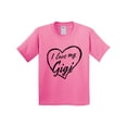 thumbnail image 1 of Inktastic I Love My Gigi in Black Chalk Heart Youth T-Shirt, 1 of 5