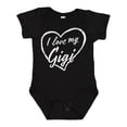 thumbnail image 1 of Inktastic I Love My Gigi in White Chalk Heart Boys or Girls Baby Bodysuit, 1 of 5