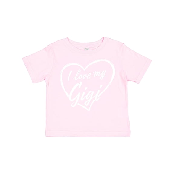 Inktastic I Love My Gigi in White Chalk Heart Boys or Girls Toddler T-Shirt