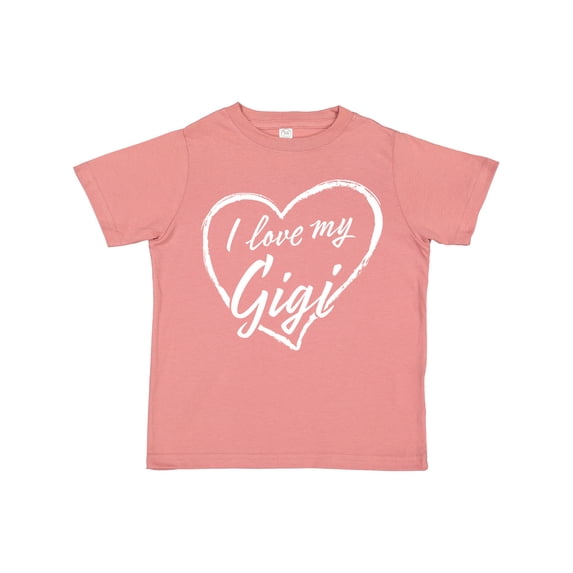 Inktastic I Love My Gigi in White Chalk Heart Boys or Girls Toddler T-Shirt