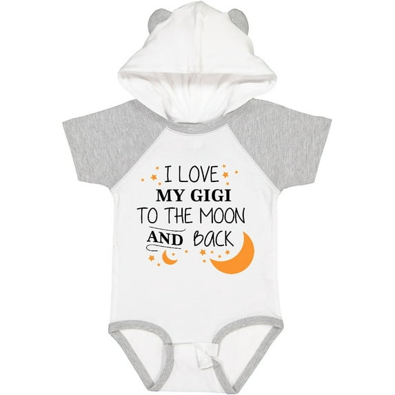 Inktastic I Love My Gigi to the Moon and Back Boys or Girls Baby Bodysuit