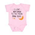 thumbnail image 1 of Inktastic I Love My Gigi to the Moon and Back Boys or Girls Baby Bodysuit, 1 of 5