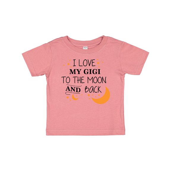 Inktastic I Love My Gigi to the Moon and Back Boys or Girls Baby T-Shirt
