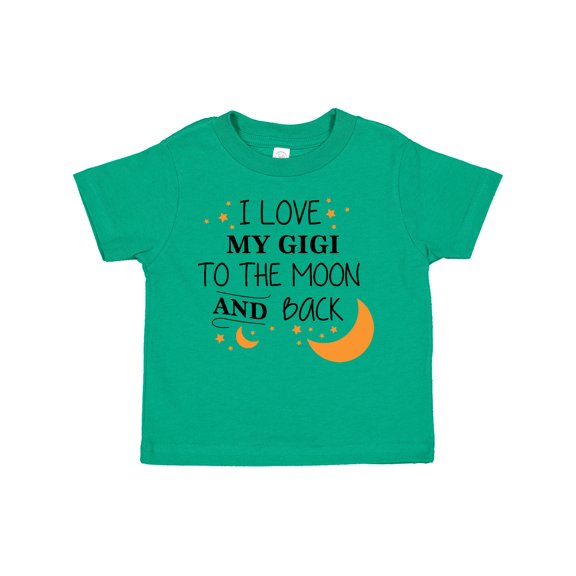Inktastic I Love My Gigi to the Moon and Back Boys or Girls Toddler T-Shirt