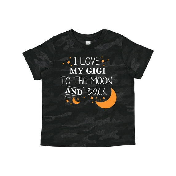 Inktastic I Love My Gigi to the Moon and Back Boys or Girls Toddler T-Shirt