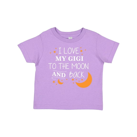 Inktastic I Love My Gigi to the Moon and Back Boys or Girls Toddler T-Shirt